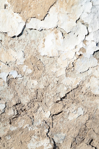 The old plastered wall background Texture old peeling potreskanoy weathered plaster