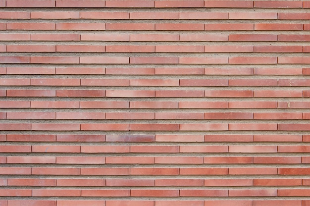 Old red brick wall  background texture