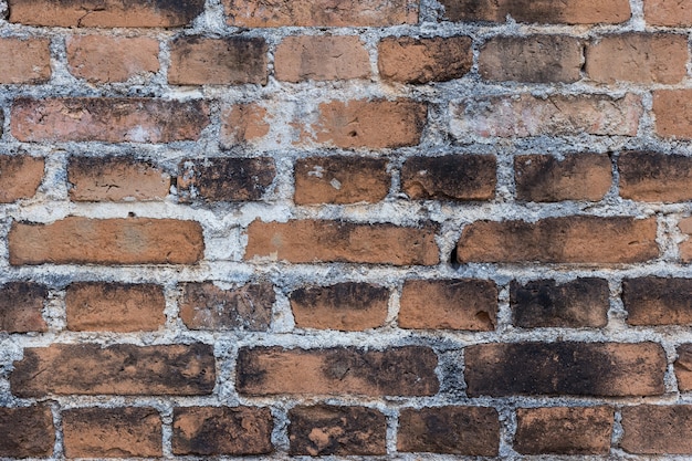 old red brick wall texture background