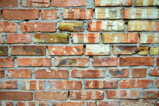 Old red brick wall texture for your text or design.