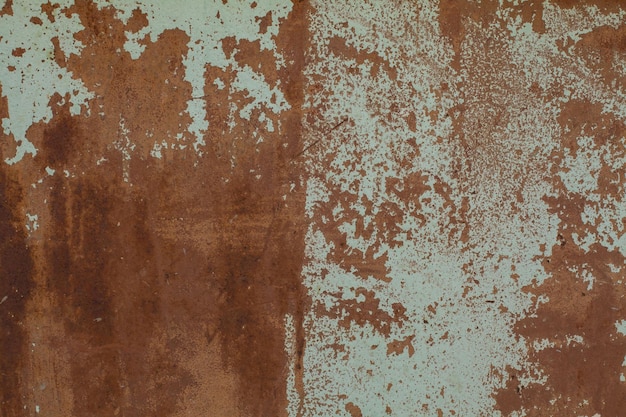 Old Rust textures wall with paint Perfect background with space