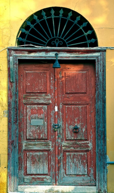 An old rustic door A rustic door