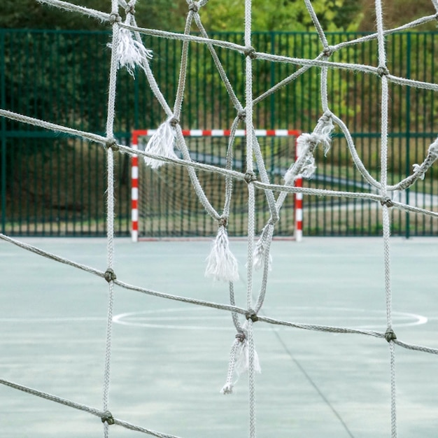 old soccer goal sports equipment