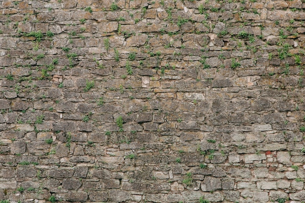 An old stone medieval wall, a natural background, a replica of the cosmos.