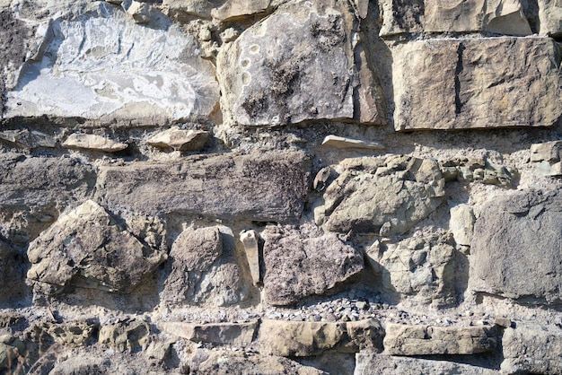 Old stone wall background nature texture gray backdrop