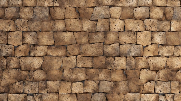 Old stone wall texture background Wall made of natural stone blocks