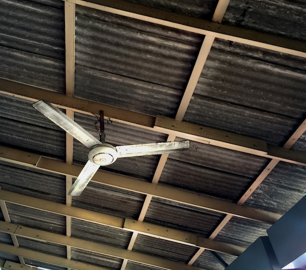 Old Three-Blade Ceiling Fan