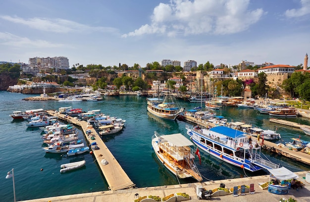 Old town Kaleici in Antalya Turkey