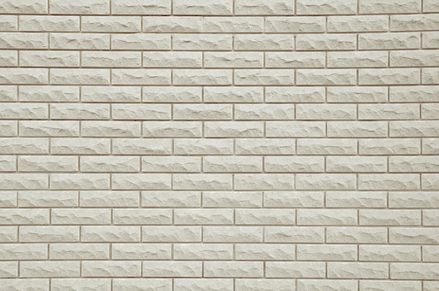 Old white brick wall background texture