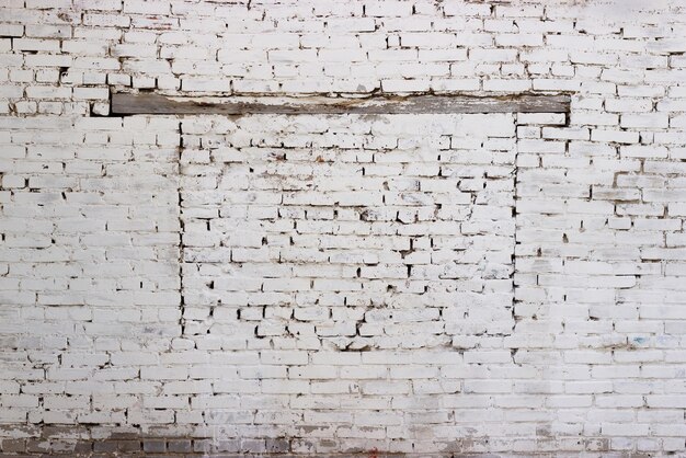 Photo old white brick wall texture background