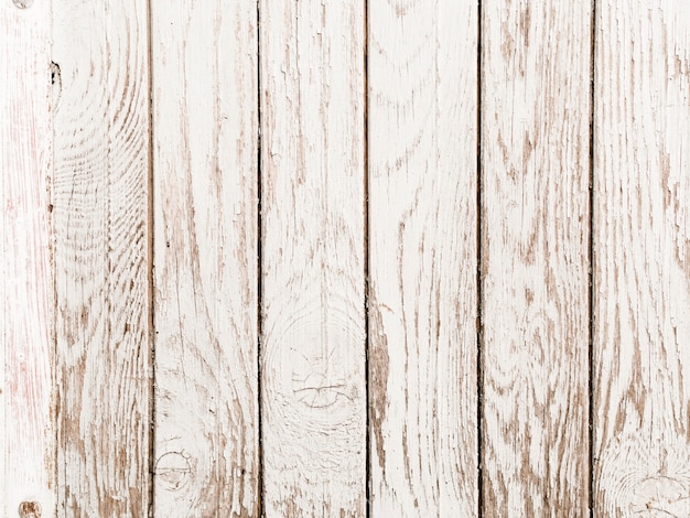 Old white painted wooden plank background