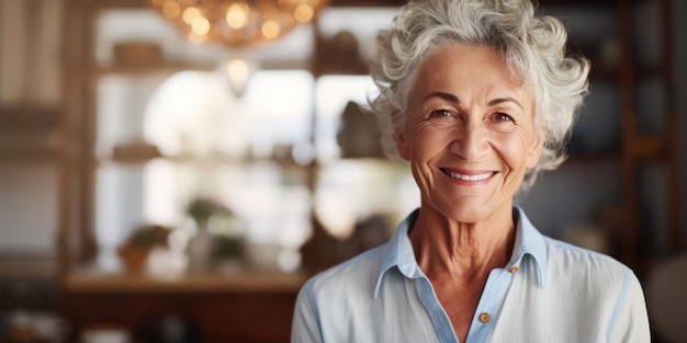 An old woman's smile speaks of a life enriched by experiences