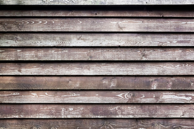 Old wooden background with horizontal brown boards.