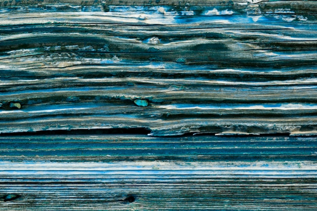 Old wooden blue door grunge texture.