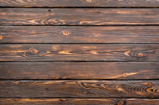 Old wooden board painted dark color