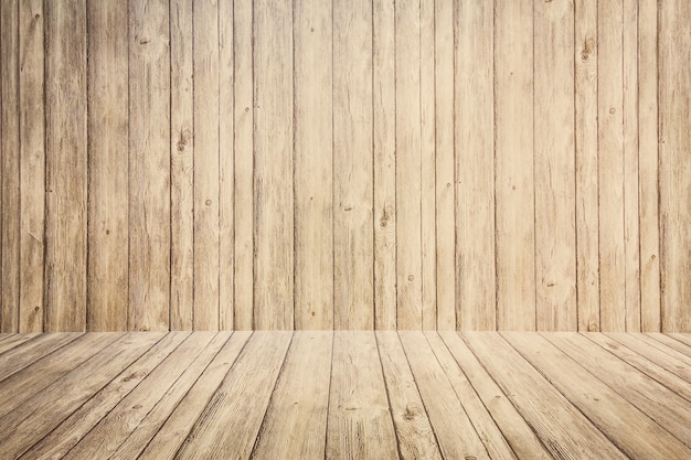 old wooden boards with wood floor background