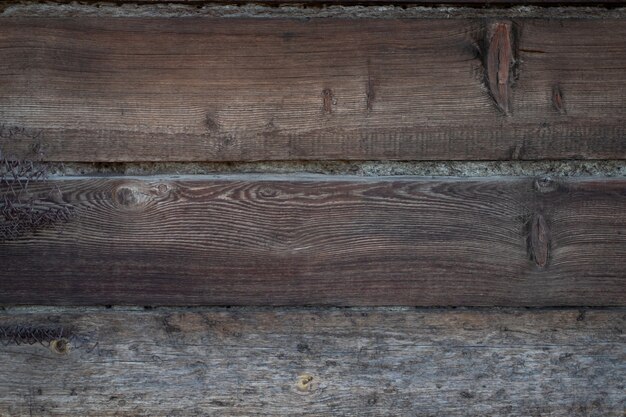 Old wooden dark brown blackboard background.