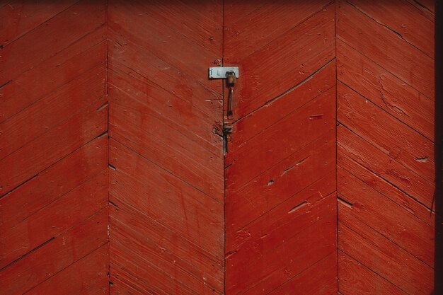 Old wooden door