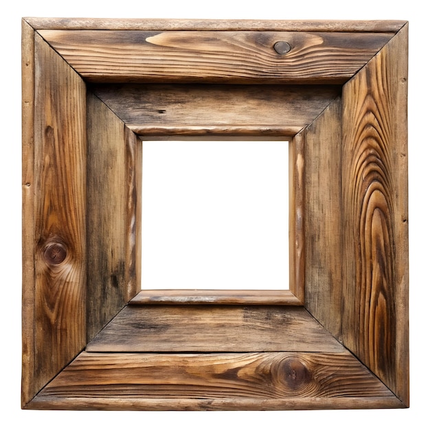 Photo old wooden frame