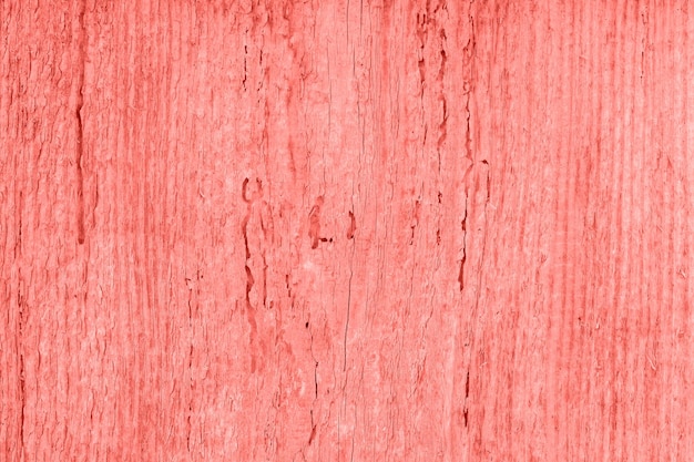 Old wooden texture in coral color