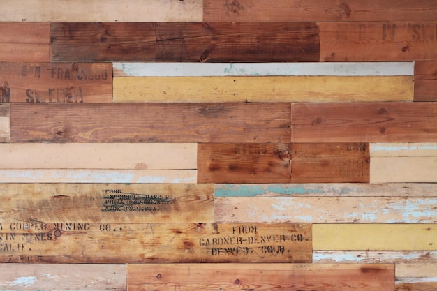 Old wooden wall background