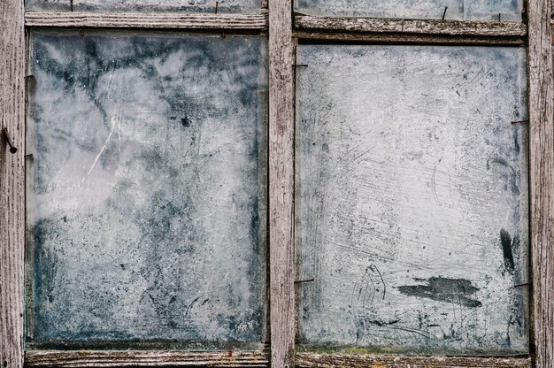 Old wooden window 