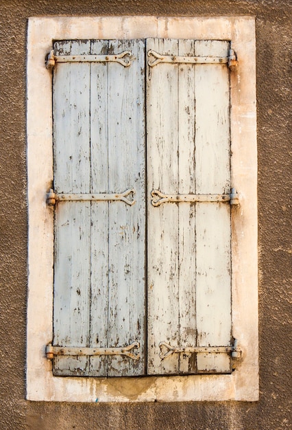 The old wooden windows