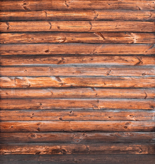 Old yellow wooden wall, aged in the rain and sun. Natural abstract plank background.