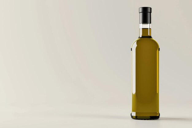 Photo olive oil bottle isolated on white background