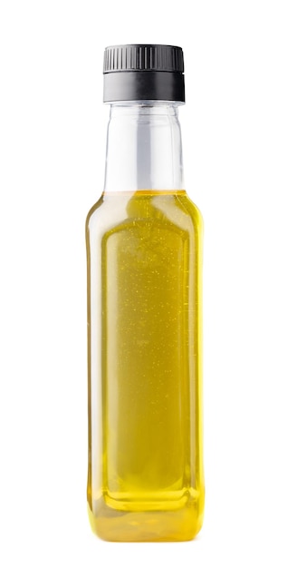 Olive oil bottle isolated on white background