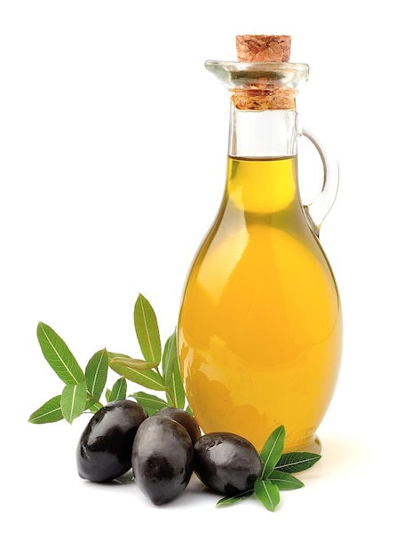 Olive oil with olives