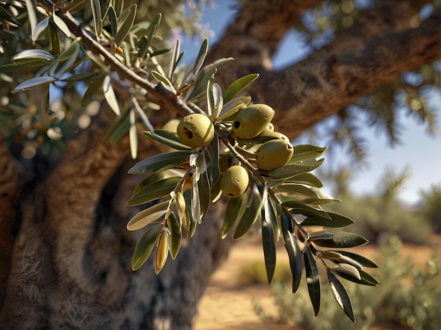 Olive trees olive tree plantations