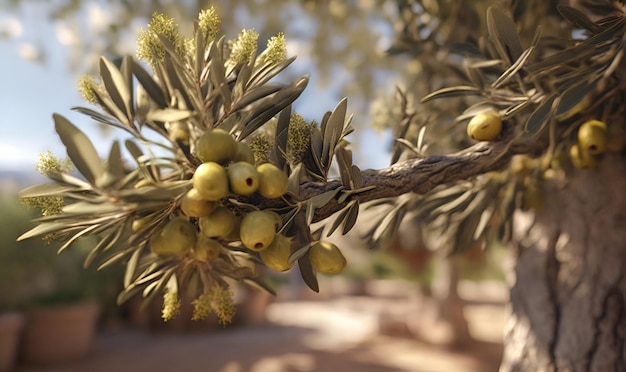 Olive trees olive tree plantations