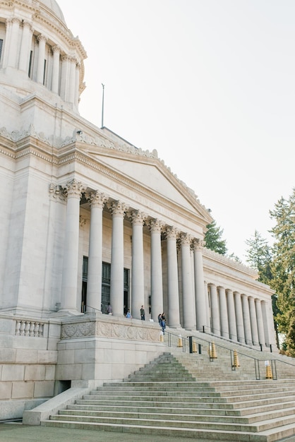 Olympia USA March 2019 Washington State Capitol on a spring day