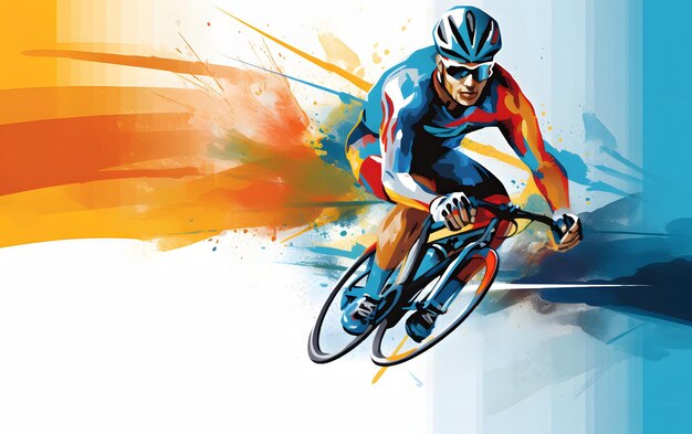 olympic games sports background with copy space for text