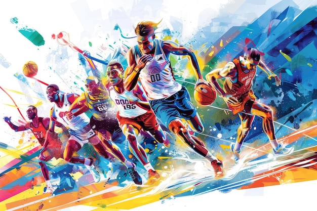 Olympics or Sport Championship Poster Illustration