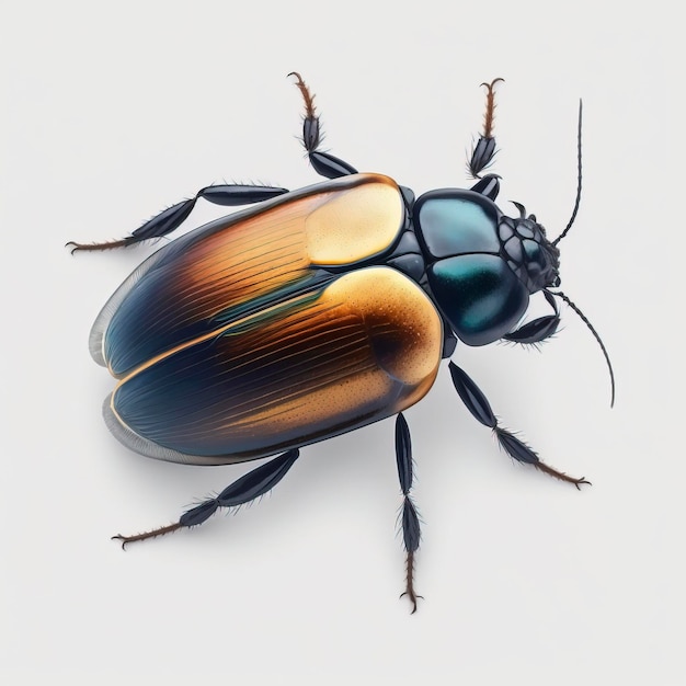 One beetle