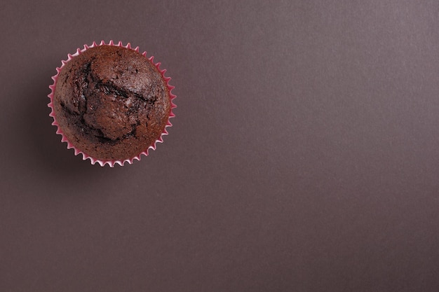 One chocolate muffin