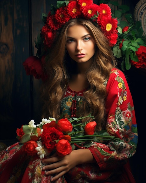 One of the Most Beautiful Women in Ukrainian Ethnic