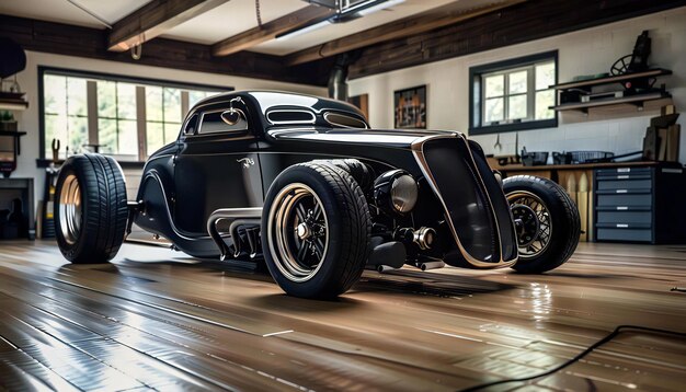 One of the representatives of the Rat Rods exhibits at the Bridge Museum and Vacuum cleaner