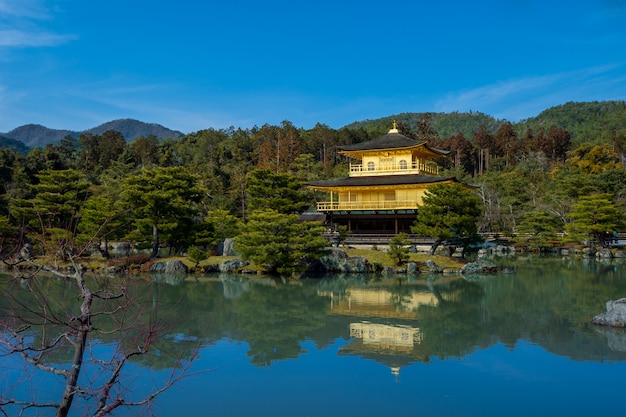 One temple in Kyoto, which is the main tourist attraction of the city.