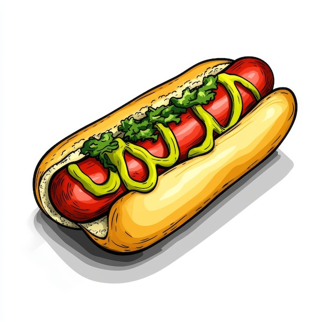 Photo onehotdog logo isolated on transparent background