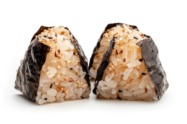 Onigiri isolated on white background