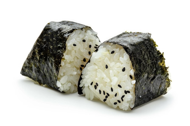 Onigiri isolated on white background