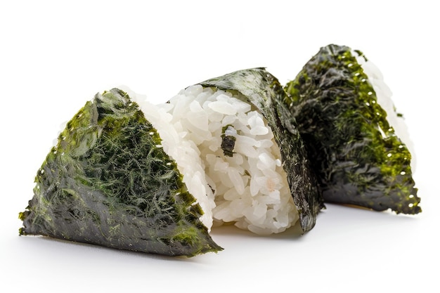 Onigiri isolated on white background