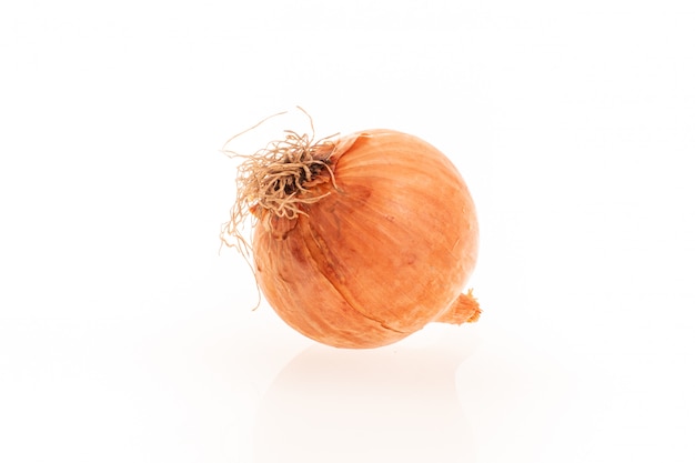 Onion orange isolated on white