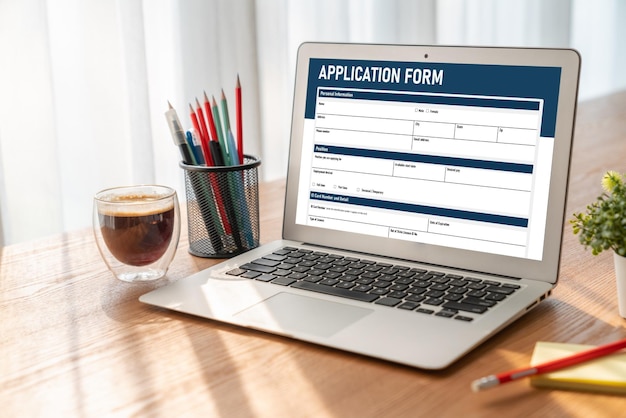 Online application form for modish registration