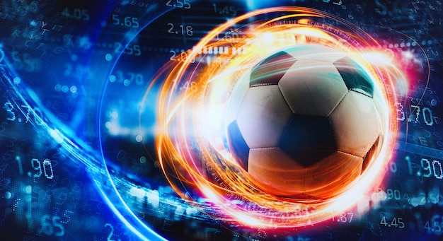 Online bet and analytics and statistics for soccer game