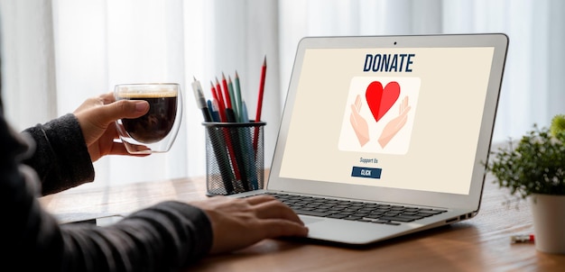 Online donation platform offer modish money sending system