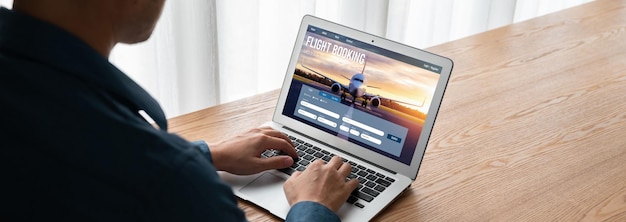 Online flight booking website provide modish reservation system